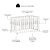 Berço 3 em 1 Evolutivo Loop - Branco - Imagem 7