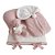 Kit Primeiros Momentos - 4 Peças Em Tricot - Rosa Baby - Imagem 1