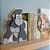 Kit 02 Apoios De Livros Decorativos Gorila E Leão - Zoo - 72053 - Imagem 2