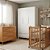 Quarto Completo - Berço Sleep 3 Em 1 Madeira + Cômoda Joy Madeira + Roupeiro 3 Portas Cozy Branco Fosco - prontaentrega - Imagem 2