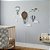 Painel De Parede Decorativo Infantil Balões E Avião Menor - Voar - 95012 - Imagem 2