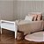 Cama Solteiro Infantil Dot Em Madeira Com Opção De Cama Auxiliar - Branco - Imagem 2