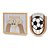 Kit Com 2 Quadros Decorativos - Futebichos - 104050 - Imagem 1