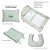 Kit Berço Linho Slim Trançável - 10 Peças - Verde Claro - Personalizado - Imagem 4