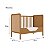 Berço Que Vira Mini Cama Raízes Plan Palha - Madeira Mel - Imagem 7