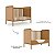 Berço Que Vira Mini Cama Raízes Plan Palha - Madeira Mel - Imagem 5