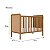 Berço Que Vira Mini Cama Raízes Plan Palha - Madeira Mel - Imagem 6
