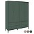 Guarda-Roupa Sora - 4 Portas - Cores - Imagem 1