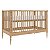 Berço Art Que Vira Mini Berço E Mini Cama - Madeira Caramelo - Imagem 1
