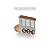 Cabideiro Decorativo Infantil Unitário Vagão - Transportes - 108121 - Imagem 3