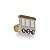 Cabideiro Decorativo Infantil Unitário Vagão - Transportes - 108121 - Imagem 1