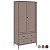 Guarda-Roupa Art - 2 Portas - Cores - Imagem 1