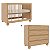 Conjunto Vero - Berço Grade Palitada + Cômoda - Madeira Caramelo - Imagem 1