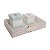 Kit Higiene Para Bebê Xadrez Rosa Com Margarida - Margaridas - 112052 - Imagem 1