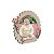 Porta-Retrato Decorativo Oval Tulipa Infantil - Margaridas - 112074 - Imagem 1