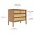 Conjunto Raízes Plan Palha - Berço 2 Em 1 + Cômoda 4 Gavetas - Madeira Caramelo - Imagem 5