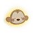 Luminária Infantil Decorativa De Parede Macaco - Bichos Baby II - 114143 - Imagem 1