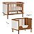 Quarto Completo Soley - Berço 2 Em 1 + Cômoda Com Porta + Guarda-Roupa 2 Portas - Nogueira - Imagem 5