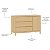 Quarto Completo Soley - Berço 2 Em 1 + Cômoda Com Porta + Guarda-Roupa 2 Portas - Carvalho Malva - Imagem 8