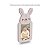 Porta Retrato Decorativo Infantil Coelho - Fofura - 117070 - Imagem 3
