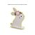 Luminária De Mesa Infantil Coelho Com Luz Suave - Fofura - 117141 - Imagem 3