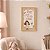 Quadro Infantil M Menininha Com Flores E Gatinho - Revoada - 118024 - Imagem 2