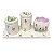 Kit Higiene De Cerâmica 4 Peças - Lavanda - Imagem 1
