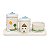 Kit Higiene De Cerâmica 4 Peças - Casinha - Imagem 1