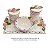 Kit Higiene De Cerâmica 4 Peças - Rosas/Off White - Imagem 3
