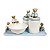 Kit Higiene De Cerâmica 4 Peças - Urso Hobby/ Azul Bebê - Imagem 1