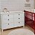 Cômoda Cromo Prisma Kurve - 6 Gavetas - Branco Fosco Com Puxadores Coloridos - Imagem 2