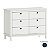 Cômoda Cromo Prisma Kurve - 6 Gavetas - Branco Fosco Com Puxadores Coloridos - Imagem 4