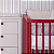 Conjunto - Berço 2 Em 1 Kurve + Cômoda 6 Gavetas - Vermelho Cherry - Imagem 3