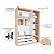 Guarda-Roupa Infantil 3 Portas Wood - Branco/Carvalho Treviso - Imagem 5