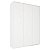 Guarda-Roupa Infantil 3 Portas Wood - Branco - Imagem 1