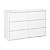 Cômoda Infantil 6 Gavetas Wood - Branco - Imagem 1