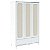 Guarda-Roupa Infantil 3 Portas Fofura - Branco Com Rattan - Imagem 1
