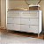 Cômoda Infantil 6 Gavetas - Fofura - Branco Com Rattan - Imagem 2