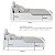 Cama Montessoriana Estofada Casal Algodão - Off White Nevoa - Imagem 5