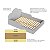 Cama Montessoriana Estofada Casal Algodão - Off White Nevoa - Imagem 4