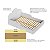 Cama Montessoriana Estofada Casal Algodão - Off White - Imagem 5