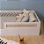 Cama Montessoriana Solteiro Com Rattan Divertidamente - Branco - Imagem 4