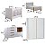 Quarto Completo - Berço 2 Em 1 Capri + Cômoda Capri Com Nicho + Guarda-Roupa White II - Branco/Pés Mel - Imagem 4