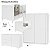 Quarto Completo - Berço 2 Em 1 Lili II + Cômoda Lili II + Guarda-Roupa 2 Portas De Correr - Branco - Imagem 5