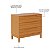 Conjunto Berço E Cômoda Lion - Carvalho Avelã - Imagem 8