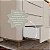 Cômoda Olivia Fraldário Com Pé Quadrado - Com Porta - Off White Com Cinamomo - Imagem 7