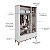 Guarda-Roupa Olívia 3 Portas - Com Pé Cônico - Branco Com Cinamomo - Imagem 3