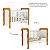 Berço Que Se Transforma Em Mini Cama 2 Em 1 Mirelle - Branco Com Bétula - Imagem 3