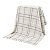 Manta Xadrez 90x90 - Tricot - Cinza Claro 869 - Imagem 1