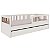 Cama Evolutiva Montessoriana Melissa - Branco Soft/Jequitibá - Imagem 1